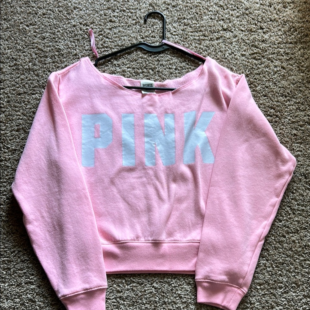 Victoria's Secret Pink Off-the-Shoulder Sweater